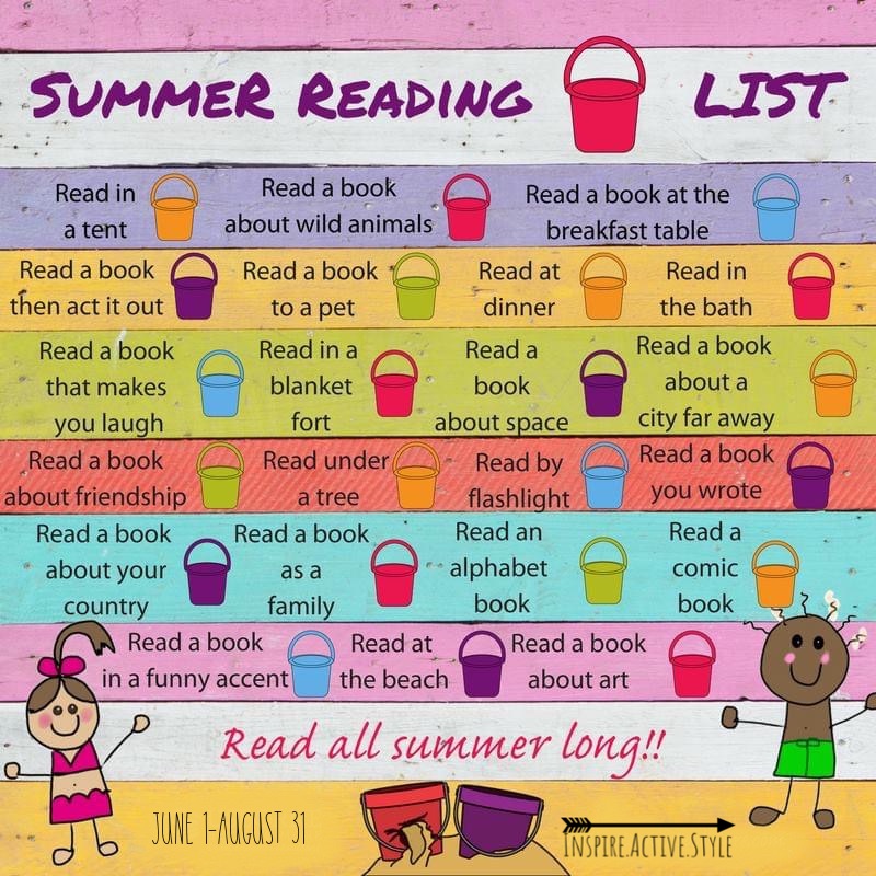 Summer Reading Bucket List and Challenge